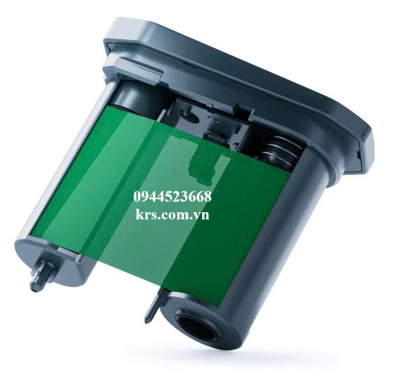 Ruy băng in nhãn màu xanh Green NIIMBOT M2, băng mực xanh Green ribbon máy M2 Niimbot